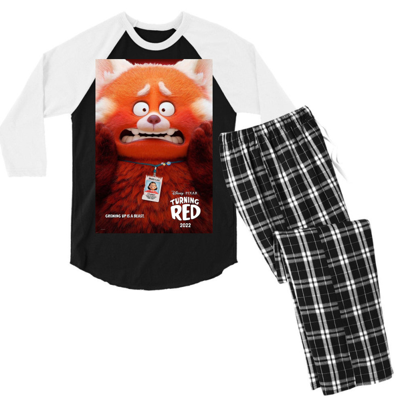 Turning Red Men's 3/4 Sleeve Pajama Set | Artistshot