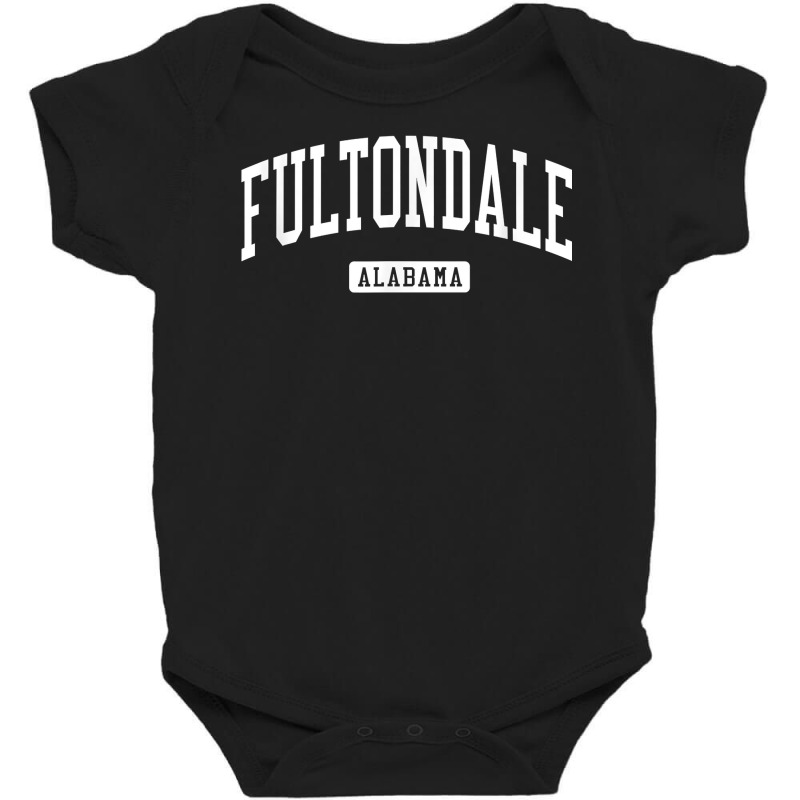 Fultondale Alabama Al Vintage Athletic Sports Design T Shirt Baby Bodysuit by shmonotpv4s | Artistshot