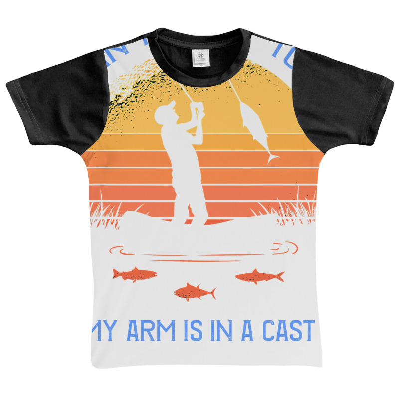 Fisherman, I Can T Work Today My Arm Is In A Cast, Funny Graphic Youth T-shirt by Bradley | Artistshot