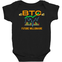 Future Millionaire Btc   Bitcoin Future Millionaire Club T Shirt Baby Bodysuit | Artistshot