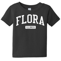 Flora Illinois Il Vintage Athletic Sports Design T Shirt Baby Tee | Artistshot