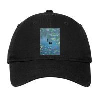 Monet Cat, Cat Lovers Gift Ideas Adjustable Cap | Artistshot