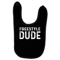 Freestyle Dude Distressed Swim Swimmer Pool Swimming T Shirt Baby Bibs | Artistshot