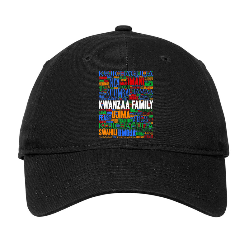 Kwanzaa Family 7 Principles T Shirt Adjustable Cap by tawny4okburd | Artistshot