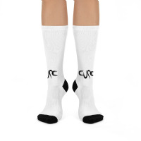 Black Cure Crew Socks | Artistshot