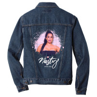 Graffiti Style With Nasty Latin Woman Sexy Photography T Shirt Men Denim Jacket | Artistshot