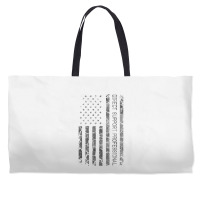 Funny Job Title American Flag Direct Support Professional T Shirt Weekender Totes | Artistshot