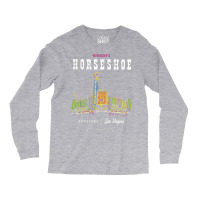 Binion's Horseshoe Hotel Casino Vintage Retro Las Vegas Funny Nostalgi Long Sleeve Shirts | Artistshot