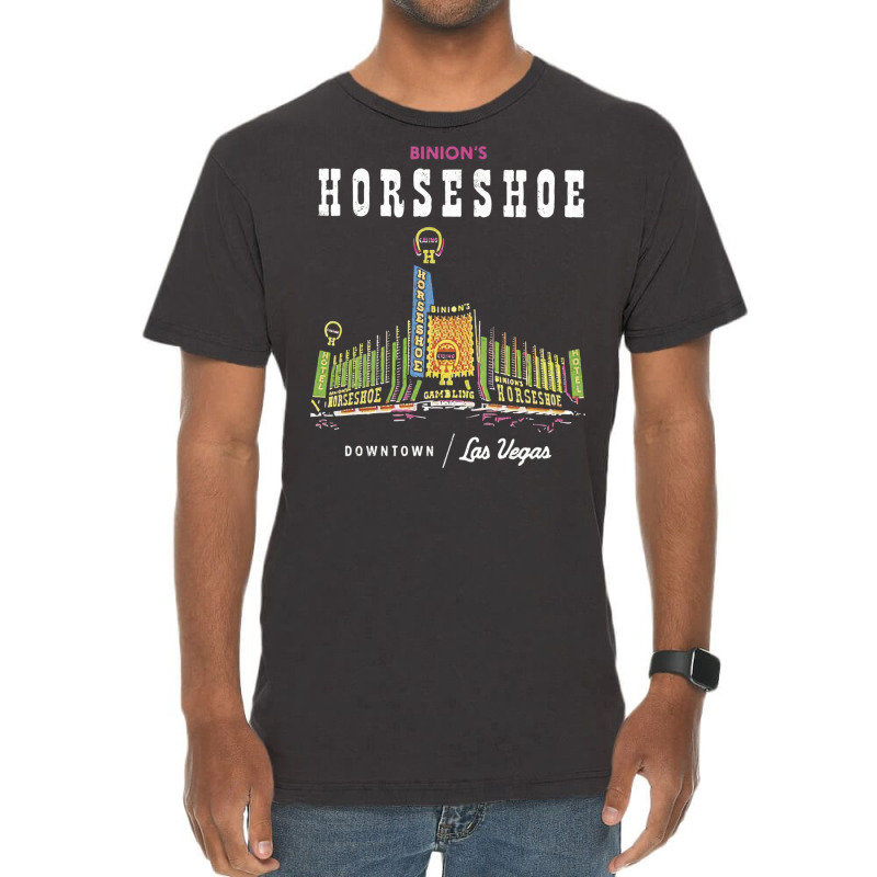 Binion's Horseshoe Hotel Casino Vintage Retro Las Vegas Funny Nostalgi Vintage T-Shirt by archatkikkam | Artistshot