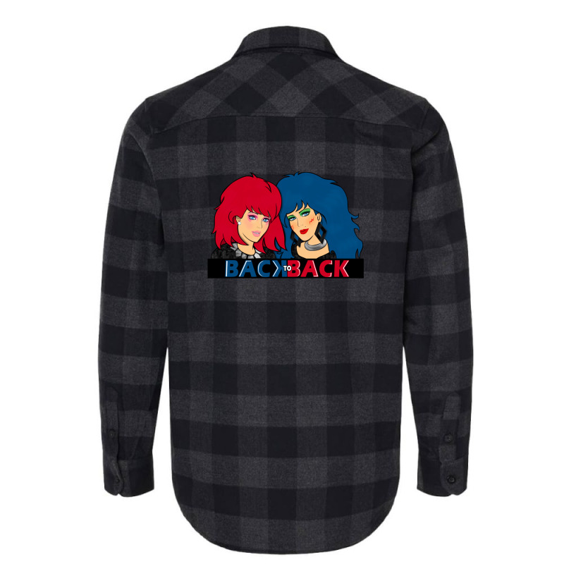 Kimber And Stormer - Back To Back Flannel Shirt by JenniferJones | Artistshot