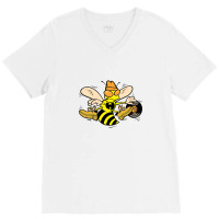 Hornet Bee V-neck Tee | Artistshot