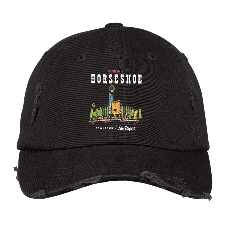 Binion's Horseshoe Hotel Casino Vintage Retro Las Travel Aesthetic Hip Vintage Cap by holzenminomo8 | Artistshot