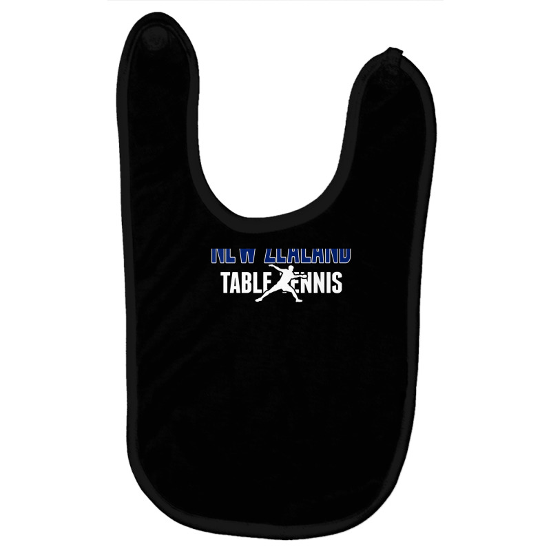 New Zealand Table Tennis Fans Jersey New Zealand Ping Pong Baby Bibs by kajmakgezimiy | Artistshot