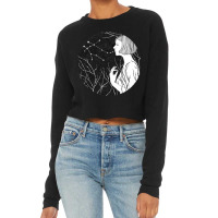 Constellation Under Stars Essential Cropped Sweater | Artistshot