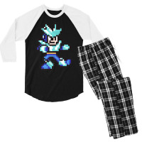 Vintage Gaming Gemini Man Men's 3/4 Sleeve Pajama Set | Artistshot