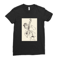 Contrabass Groovin' Ladies Fitted T-shirt | Artistshot