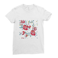 Spring Blooms  Spring Blooming Petals Ladies Fitted T-shirt | Artistshot