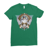 Digimon Of Hope Angemon  Angel Wings  Patamon Nature Girl Nostalgia  ( Ladies Fitted T-shirt | Artistshot