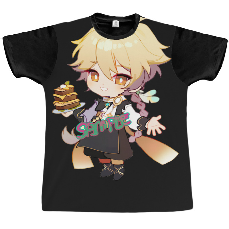 Genshin Impact Cute Smile Graphic T-shirt | Artistshot