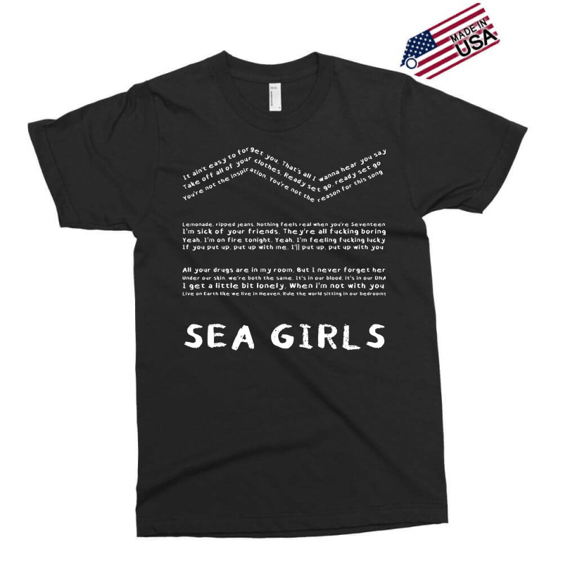 Sea Girls Lyrics Exclusive T-shirt by asaberazretk | Artistshot