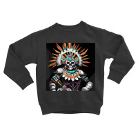 Dia De Los Muertos Aztec Warrior Calavera Mayan Mythology Toddler Sweatshirt | Artistshot