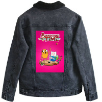 Adventure Movie Cartoon Unisex Sherpa-lined Denim Jacket | Artistshot