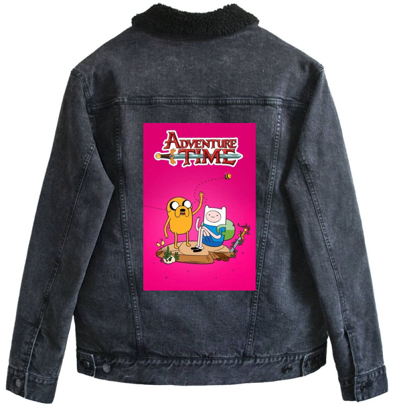 Adventure Movie Cartoon Unisex Sherpa-Lined Denim Jacket by rubenelbarne | Artistshot