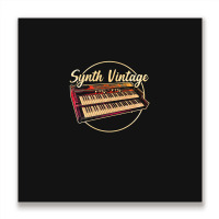 Digital Keyboard Synthesizer Metal Print Square | Artistshot