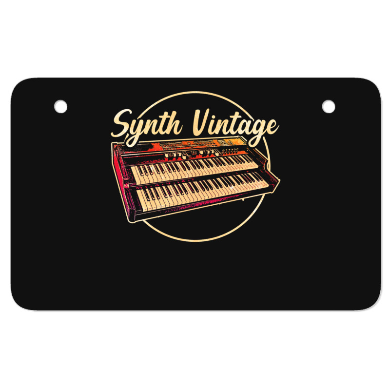 Digital Keyboard Synthesizer Atv License Plate | Artistshot