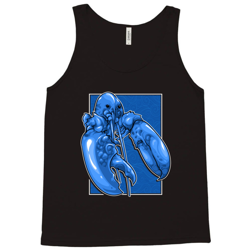 Funny Jumpscare Lobster Meme Blue Crustacean Pullover Hoodie Tank Top | Artistshot