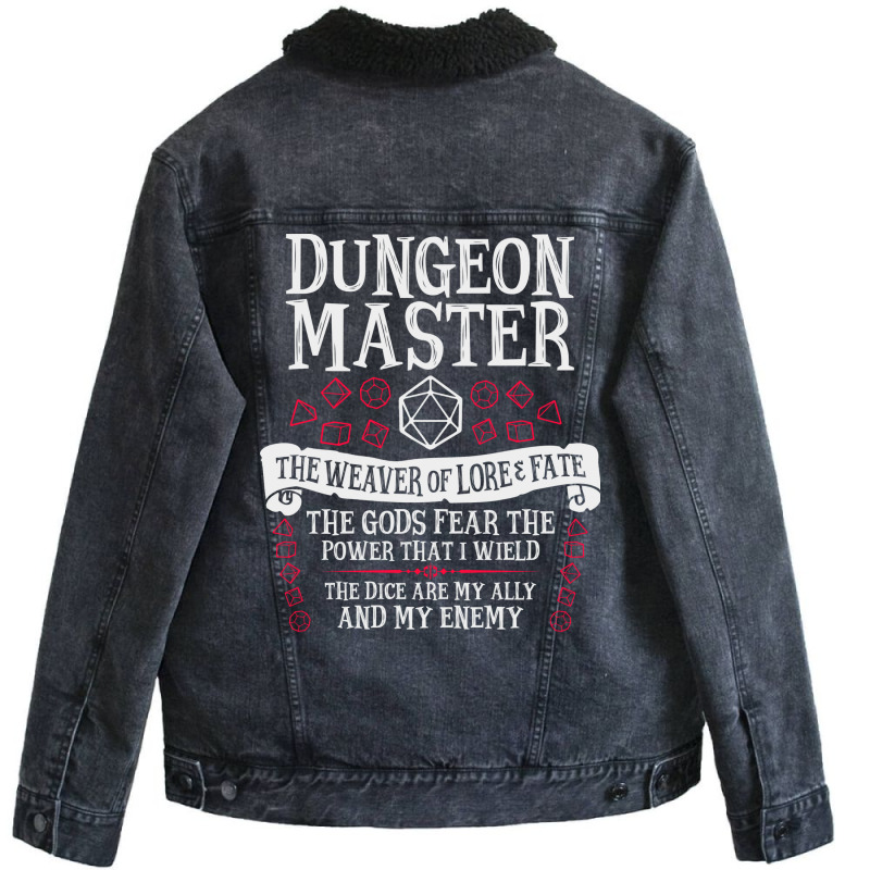 Dungeon Master, Dungeons  Dragons  The Divine Stars Blue  (1) Unisex Sherpa-Lined Denim Jacket by tumapiksouy | Artistshot