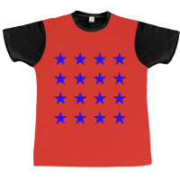 Stars  Star Pattern Dark Blue Graphic T-shirt | Artistshot