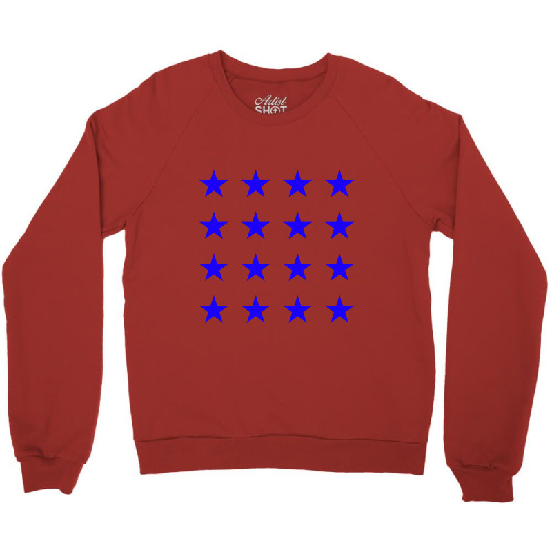 Stars  Star Pattern Dark Blue Crewneck Sweatshirt by abadiva | Artistshot