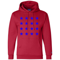 Stars  Star Pattern Dark Blue Champion Hoodie | Artistshot