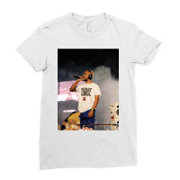 Frank Live Stage Concert Ladies Fitted T-shirt | Artistshot