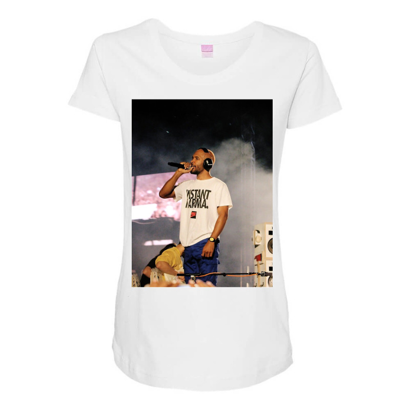 Frank Live Stage Concert Maternity Scoop Neck T-shirt by davepostlisa | Artistshot