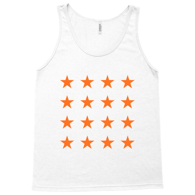 Stars  Star Pattern Orange Tank Top by abadiva | Artistshot