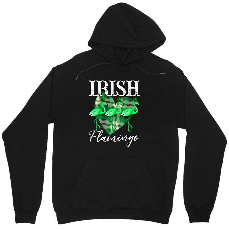 Irish Flamingo For Dark Unisex Hoodie | Artistshot