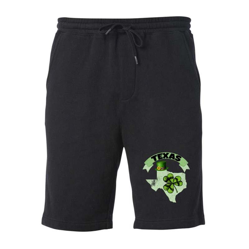 St. Patricks Day Texas Fleece Short by autlu2024 | Artistshot