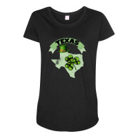 St. Patricks Day Texas Maternity Scoop Neck T-shirt | Artistshot