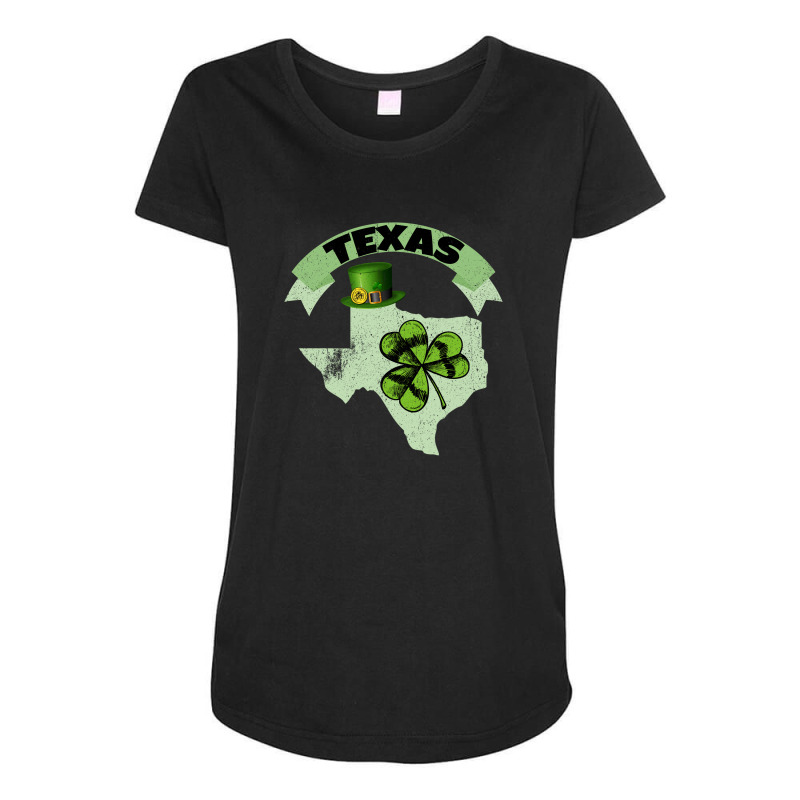 St. Patricks Day Texas Maternity Scoop Neck T-shirt by autlu2024 | Artistshot