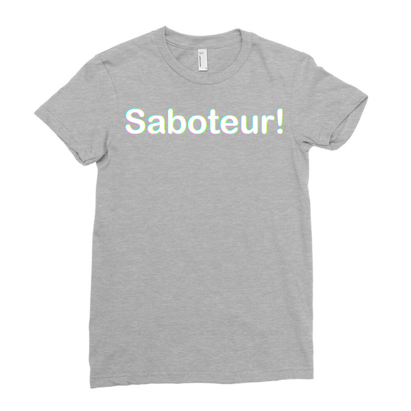 Saboteur Cool Ladies Fitted T-Shirt by nudinrilamuy | Artistshot