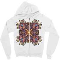 Sun Over Eyes Hippie Quote Zipper Hoodie | Artistshot