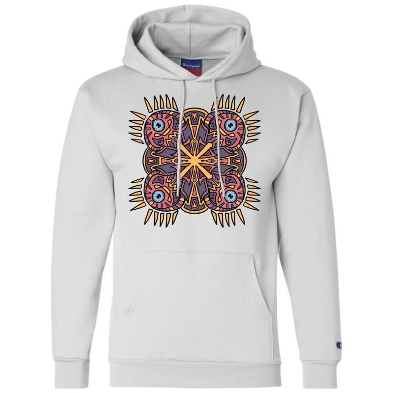 Sun Over Eyes Hippie Quote Champion Hoodie | Artistshot