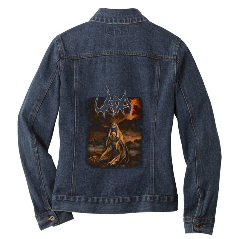 Devoid Of Light Ladies Denim Jacket by BeckiePage | Artistshot