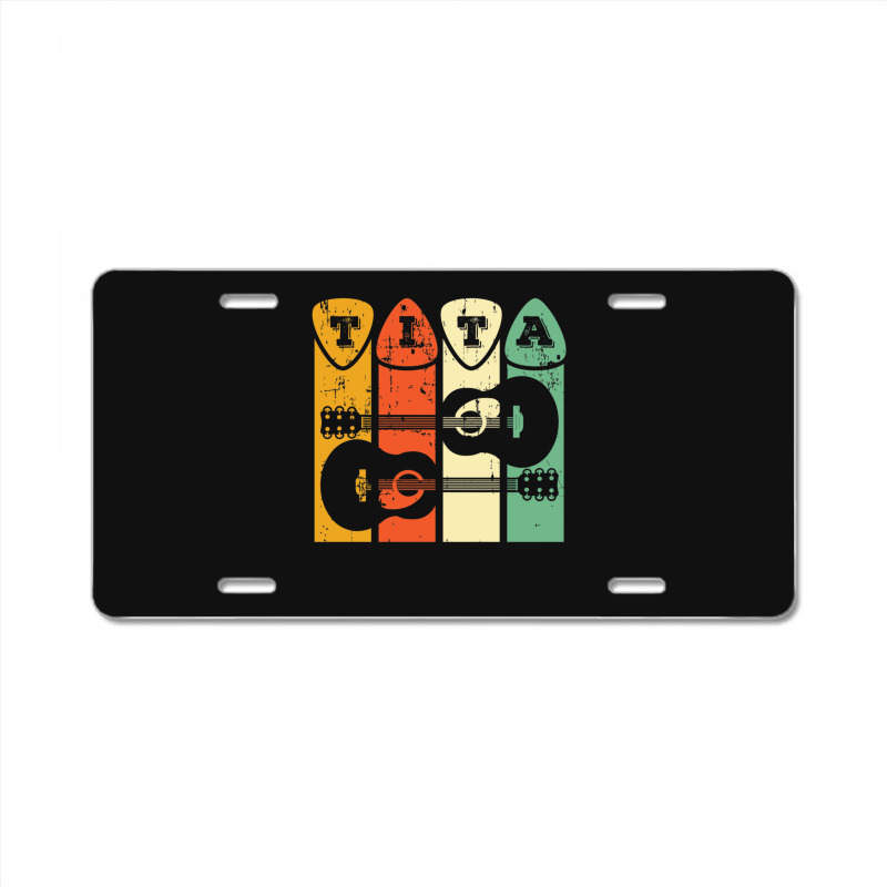 Guitar Pick Tita License Plate | Artistshot