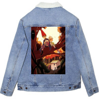 Over The Garden Wall Unisex Sherpa-lined Denim Jacket | Artistshot