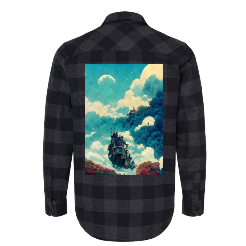 Moving Castle Flannel Shirt by robertgayt | Artistshot