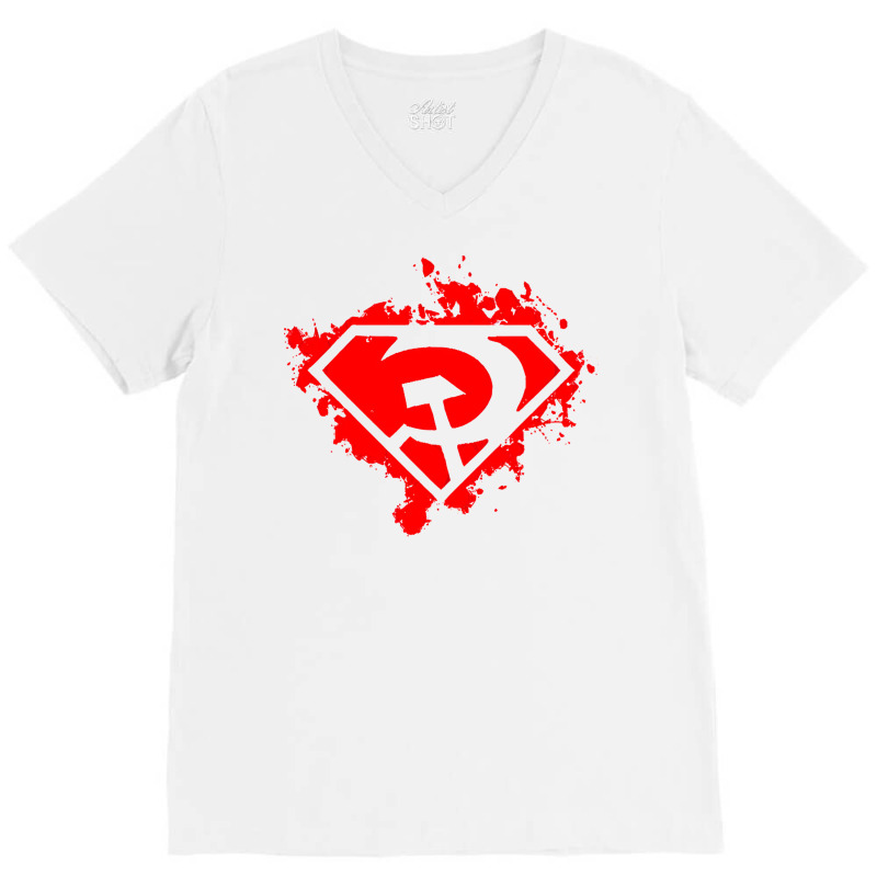 The Red Son V-neck Tee | Artistshot