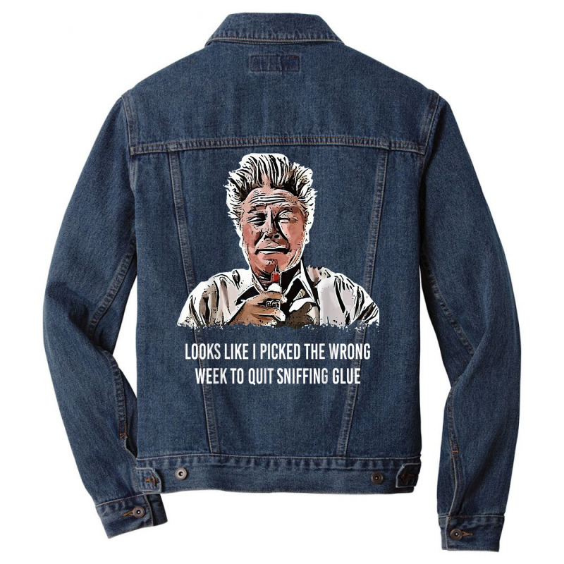 Looks Like I Picked The Wrong Week Men Denim Jacket | Artistshot